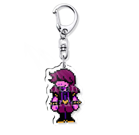Deltarune - Acrylic 6cm Keychains - Susie, Kris, Ralsei, Lancer, Noelle, and Berdly
